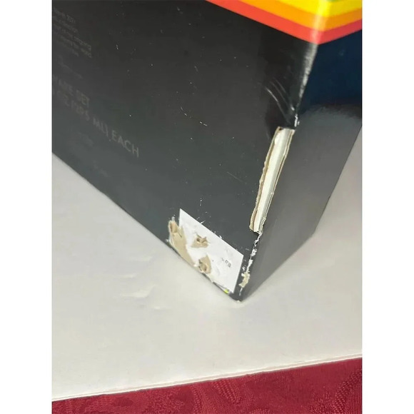 Disney Rainbow Collection Mickey Mouse Glassware Set of 4 Multicolor - Picture 4 of 5